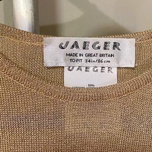 Jaeger - Gold Knit Top